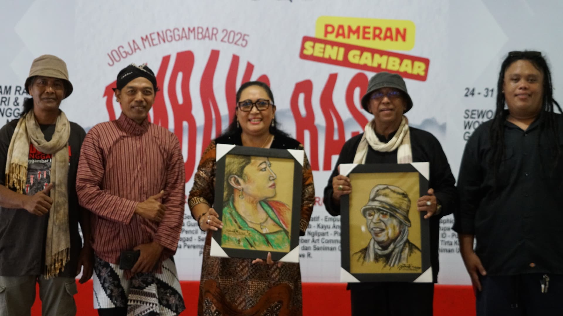 Kolaborasi Kreatif di Yogyakarta: Pameran Gambar Serentak Warnai Gunungkidul