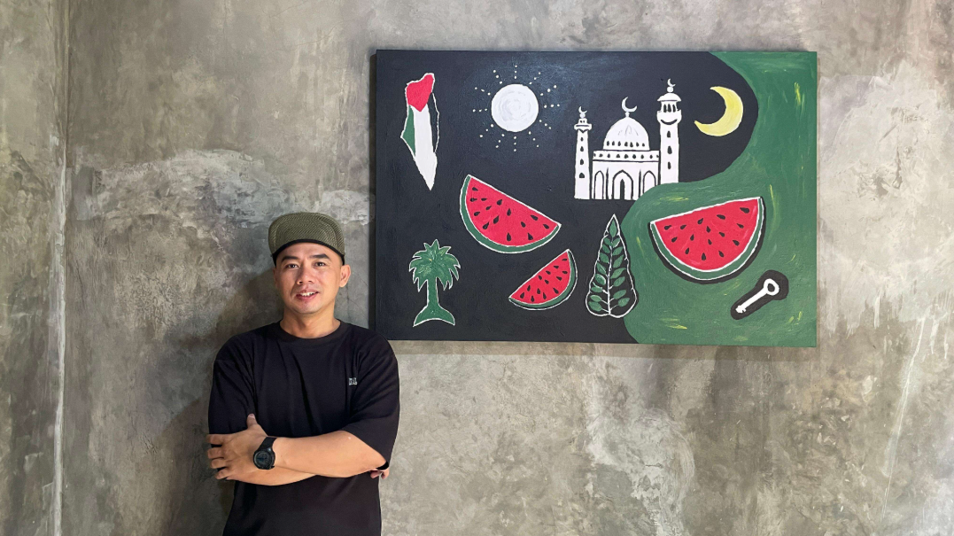 Warna-Warna Perlawanan: Suara Palestina dari Kuas Seorang Pelukis Cilacap