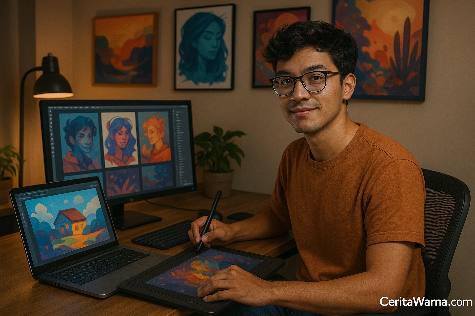 Karya Seni Rupa Digital Semakin Diminati Anak Muda Kini